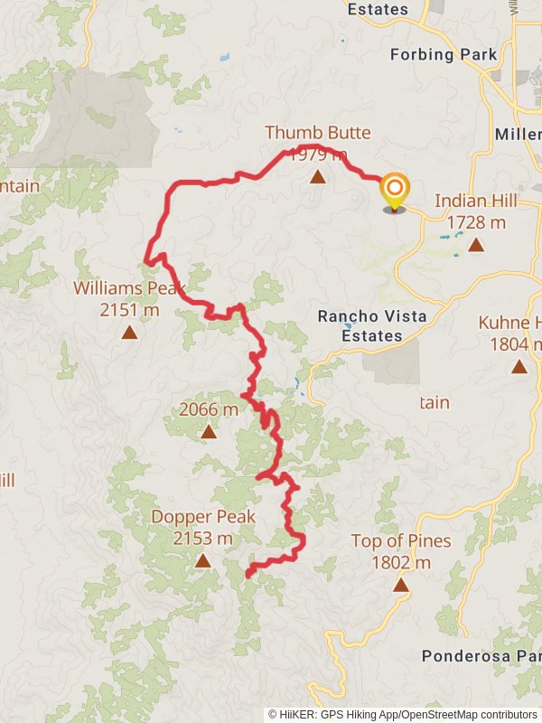 Cold Spring Trail and Miller Creek