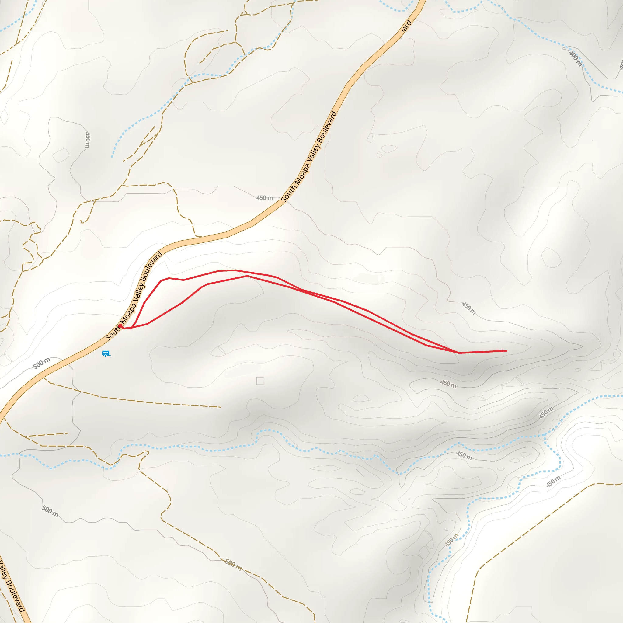Snowbird Mesa and Sand Mine Road mobile static map