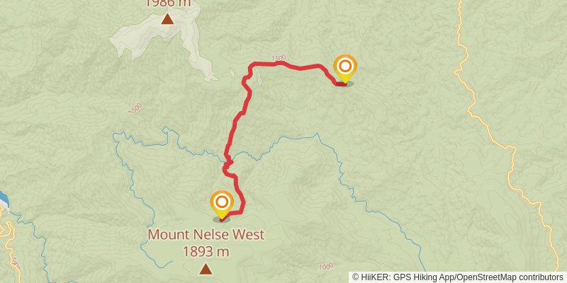 Australian Alps Walking Track stage 19 Map