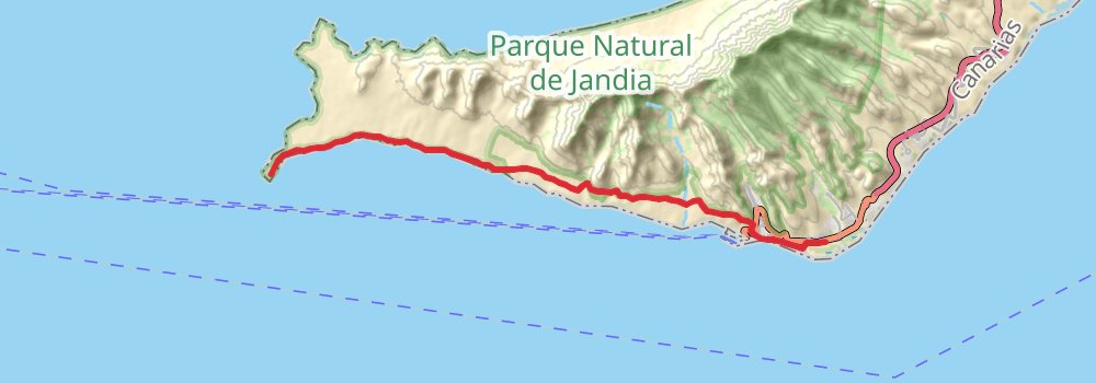 GR 131 Fuerteventura stage 13 Map