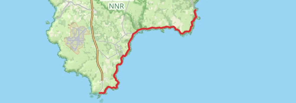 South West Coast Path stage 26 Map