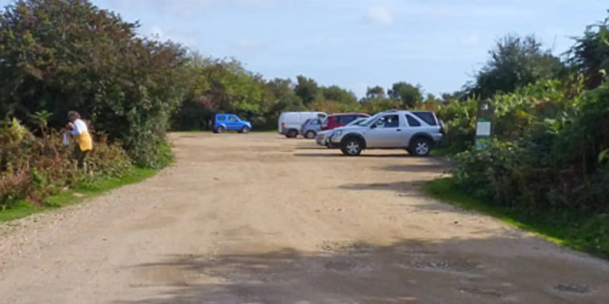 An image depicting the trail Burley and Castle Hill and its surrounding area.
