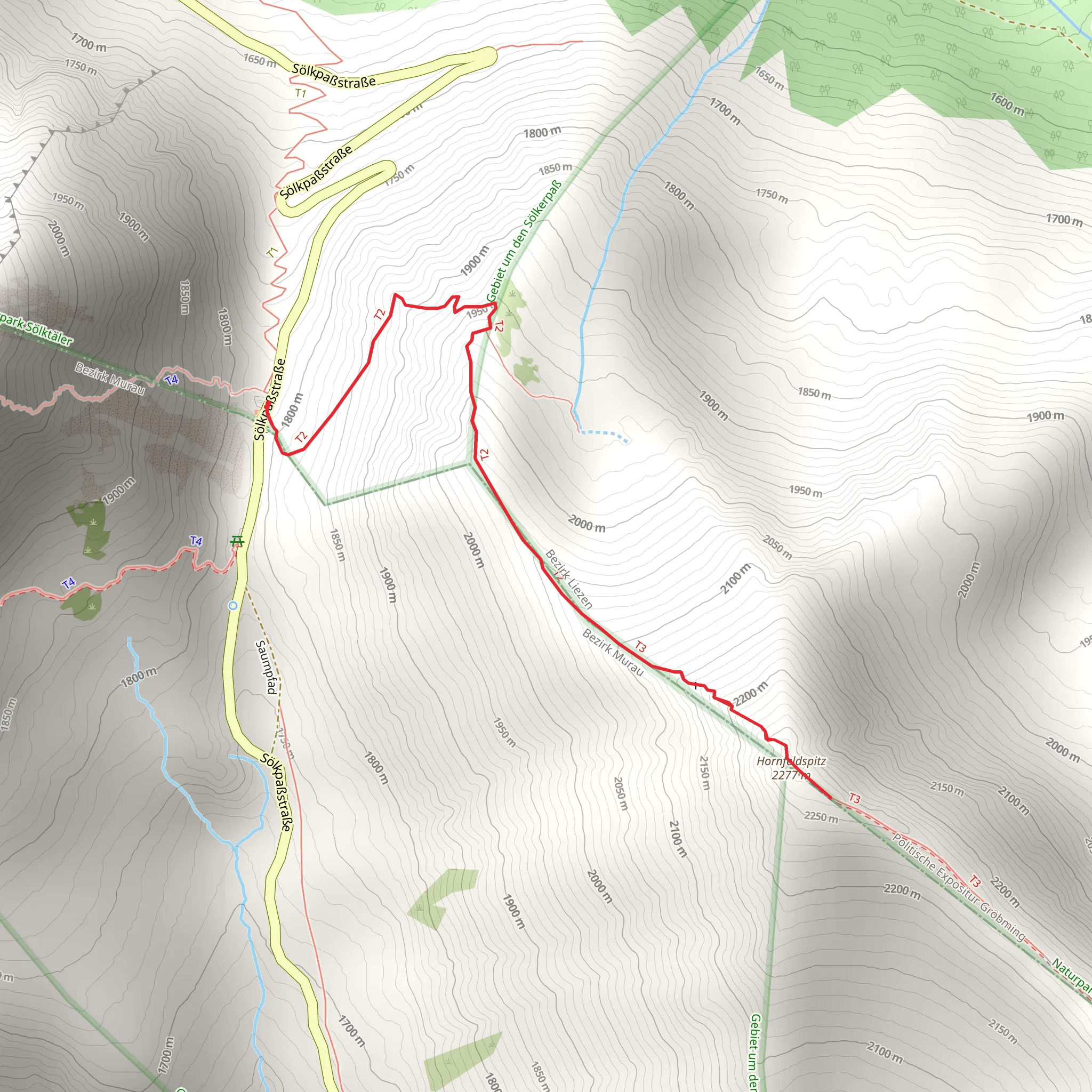 Hornfeldspitze mobile static map
