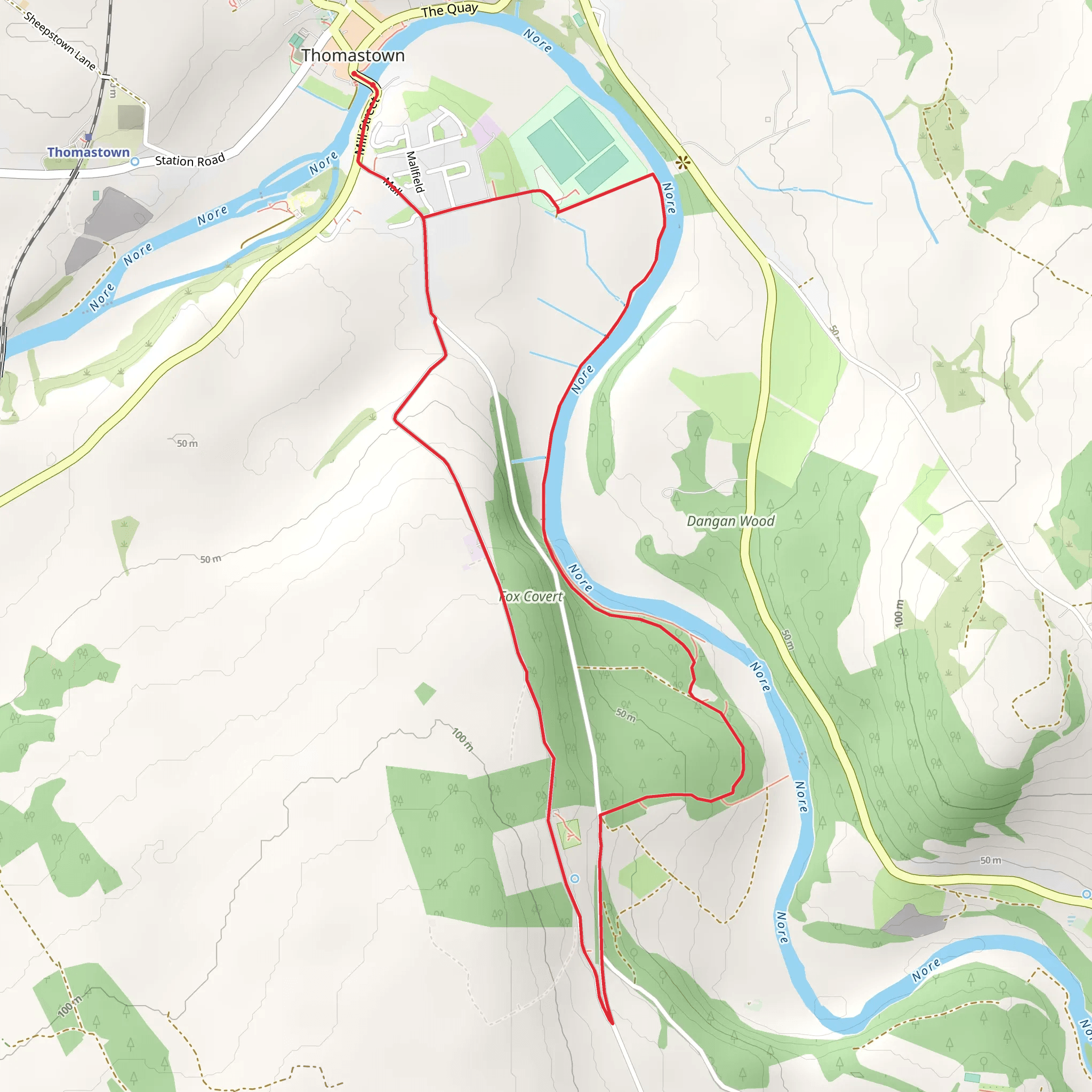 Grennan Loop Walk Thomastown mobile static map