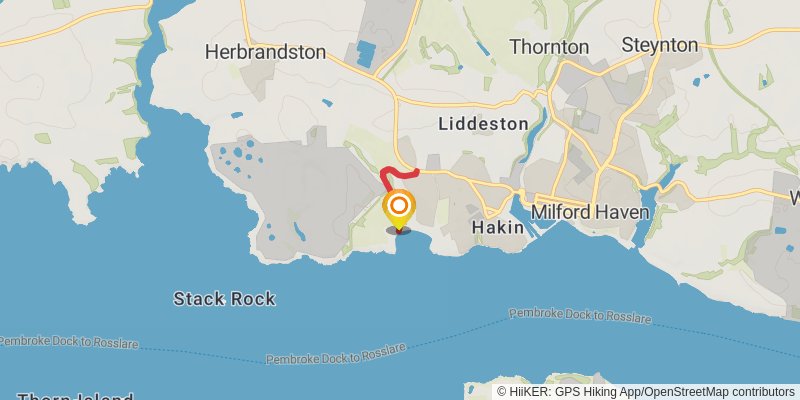 Pembrokeshire Coast Path spur 1 Map