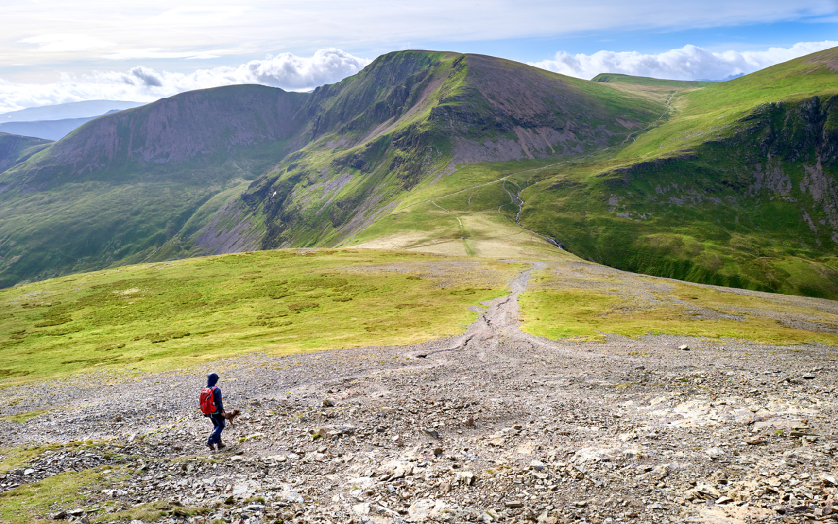 An image depicting the trail Grasmoor and its surrounding area.