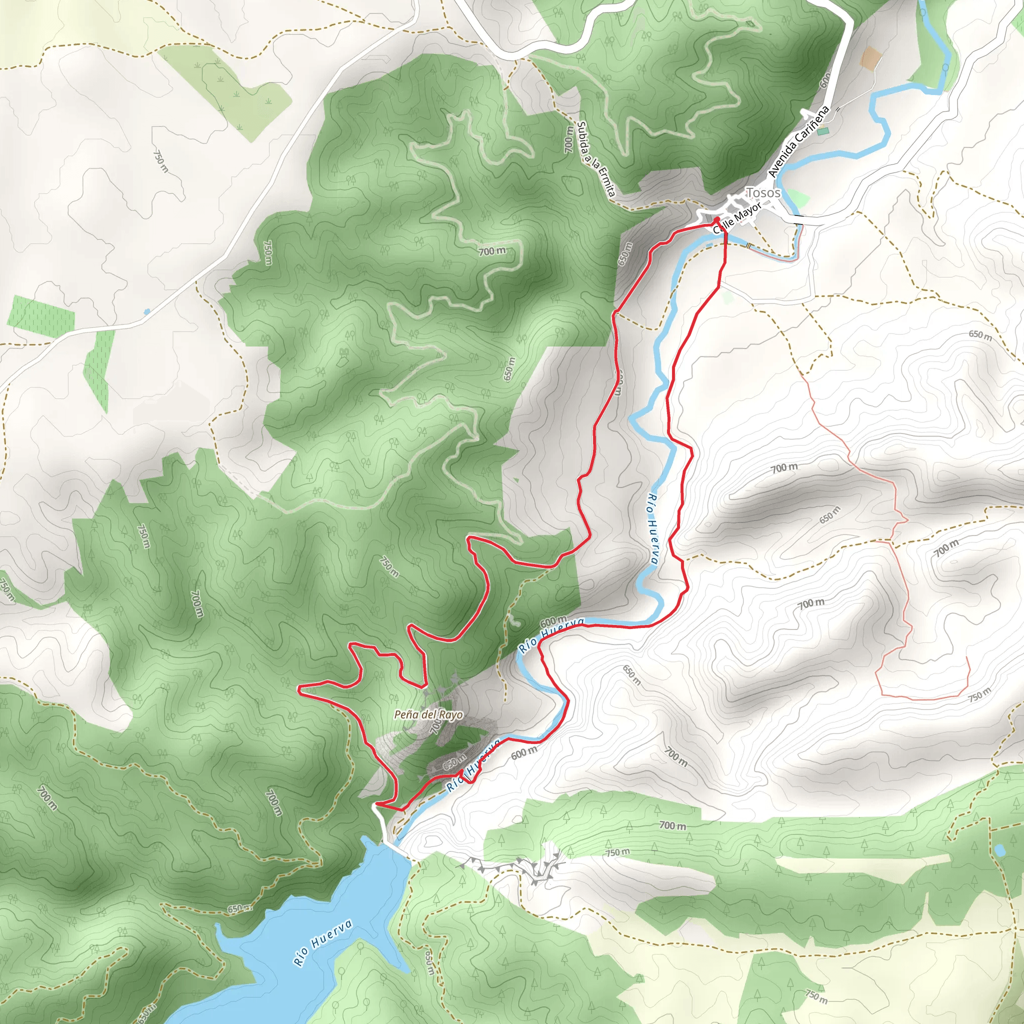 Tour of the Huerva through the House of the Pantanero PR Z 142 mobile static map