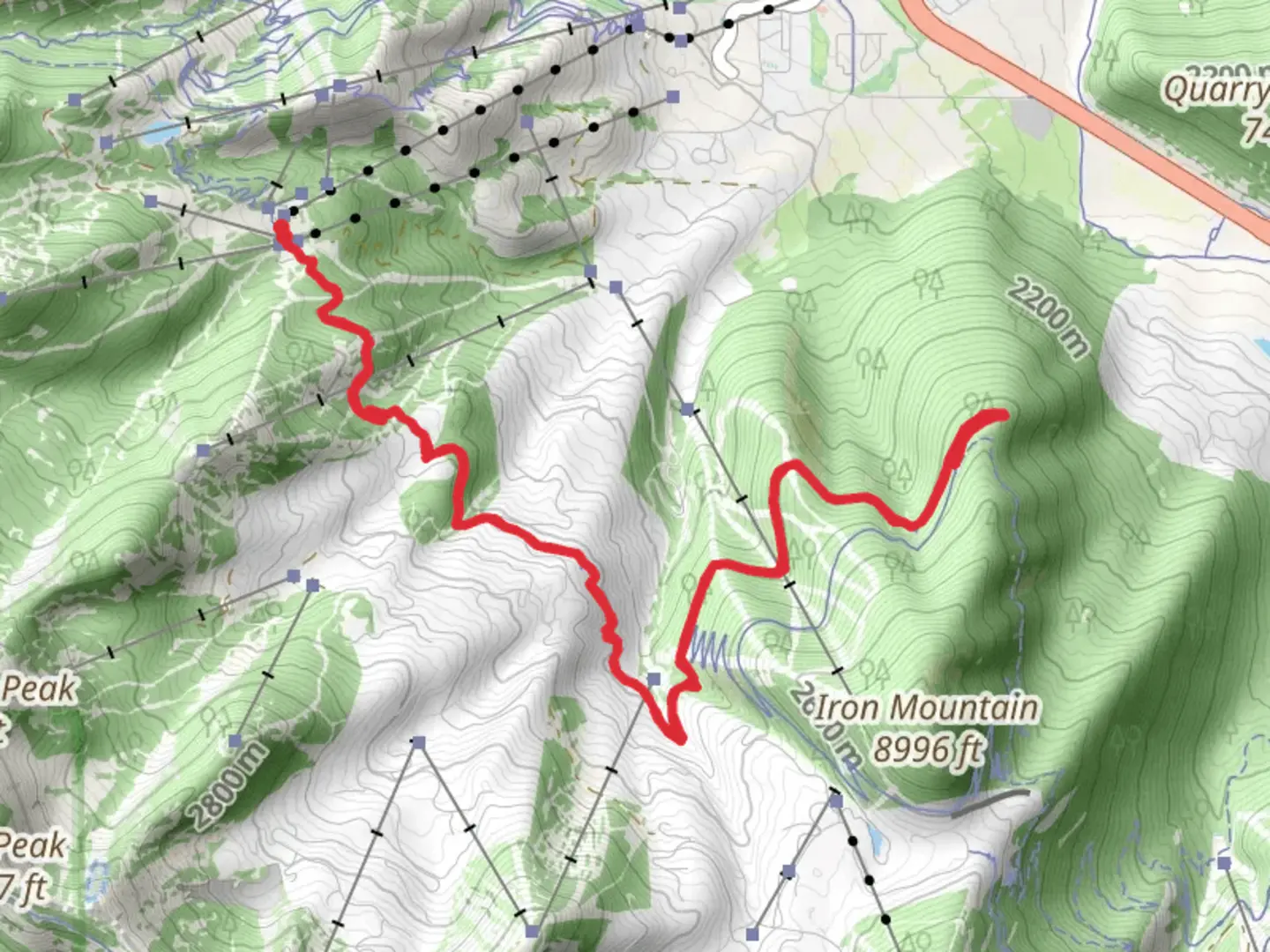 An image depicting the trail Mid Mountain Trail and its surrounding area.
