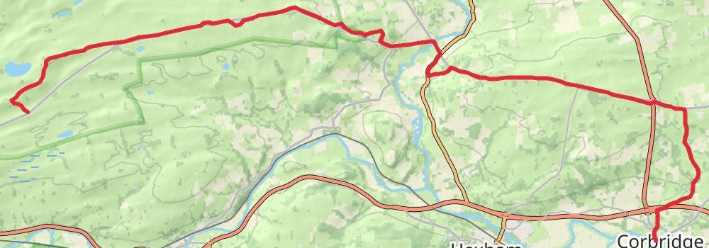 Hadrian’s Wall Path (West to East) 5-Day Challenging Tour (Hillwalk Tours) stage 3 Map
