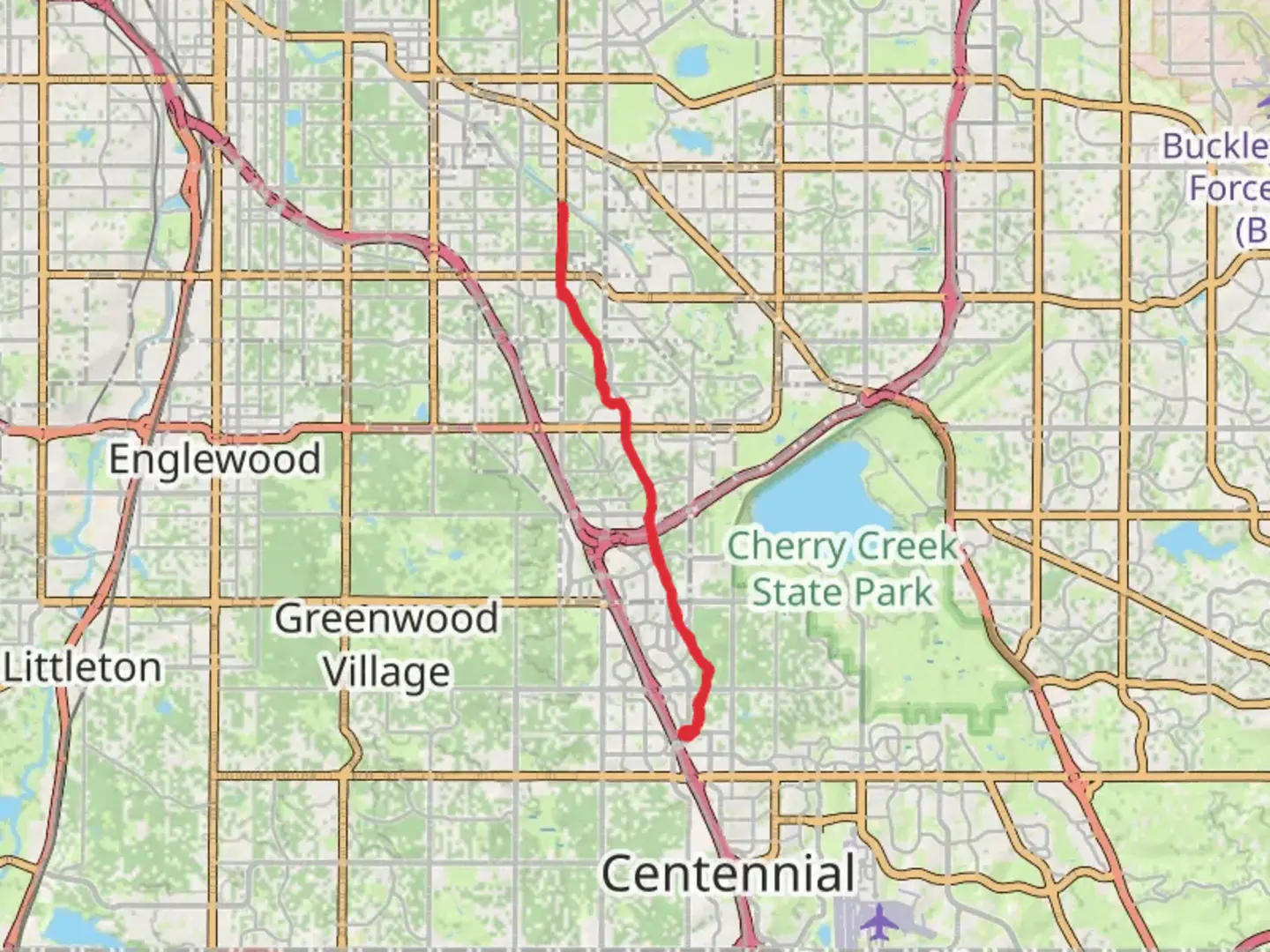 An image depicting the trail Goldsmith Gulch Trail and its surrounding area.