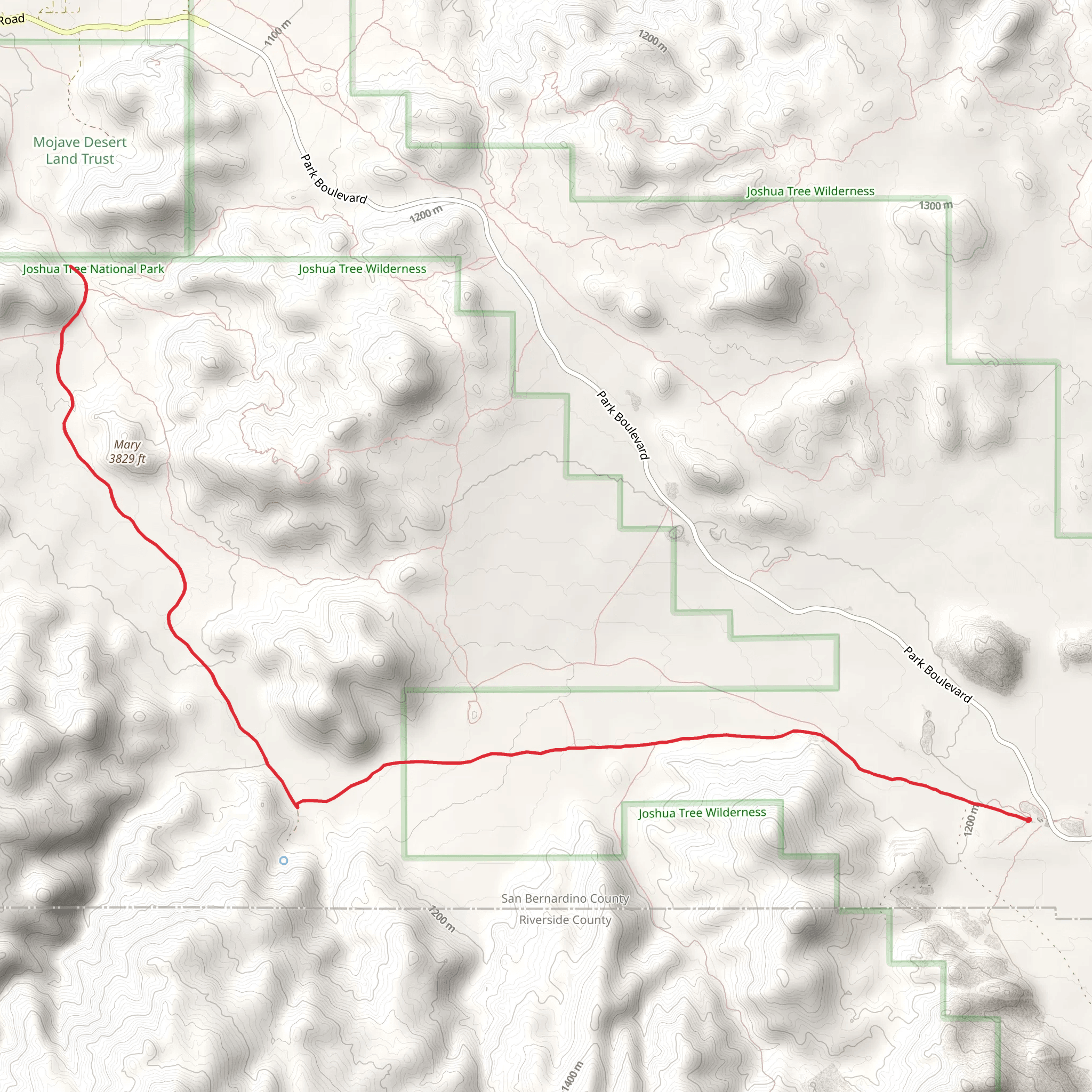 Quail Springs Historic Trail mobile static map