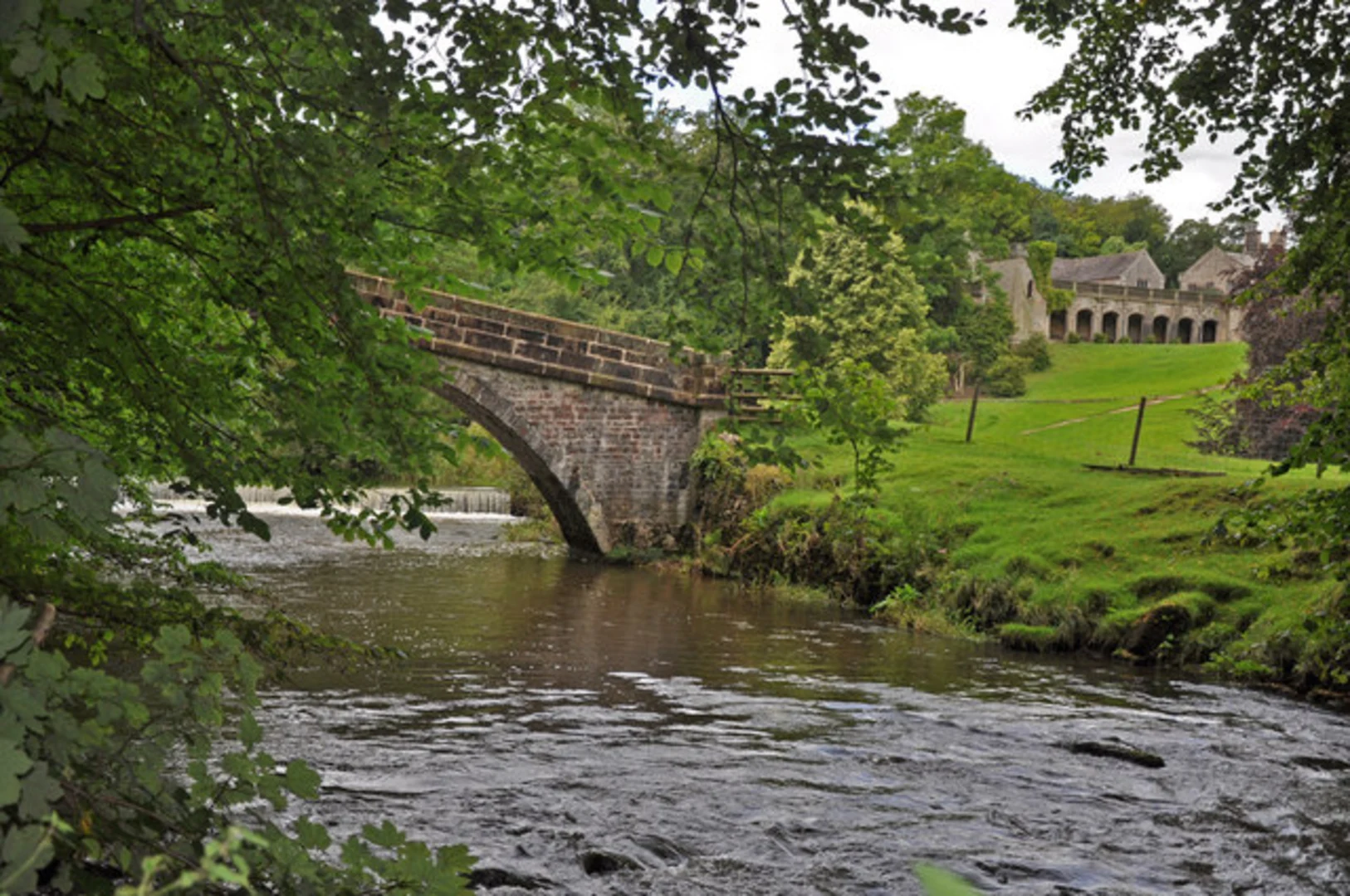 An image depicting the trail Hinkley Wood and River Manifold and its surrounding area.