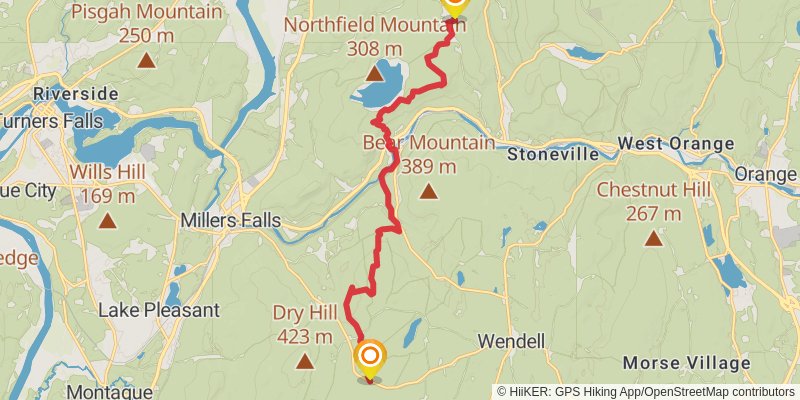 New England Trail stage 2 Map