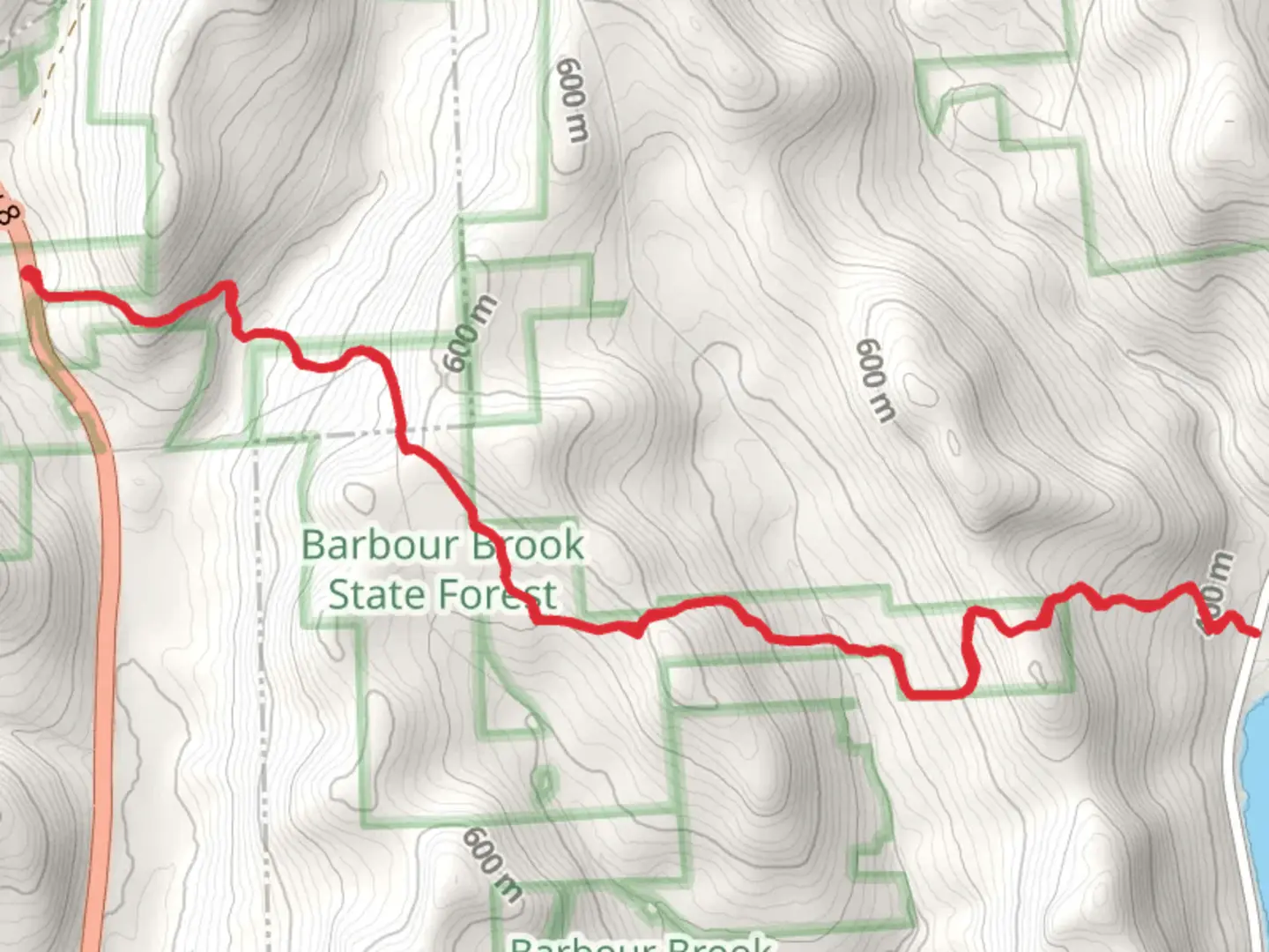An image depicting the trail Finger Lakes Trail from Upper Barbourville and its surrounding area.