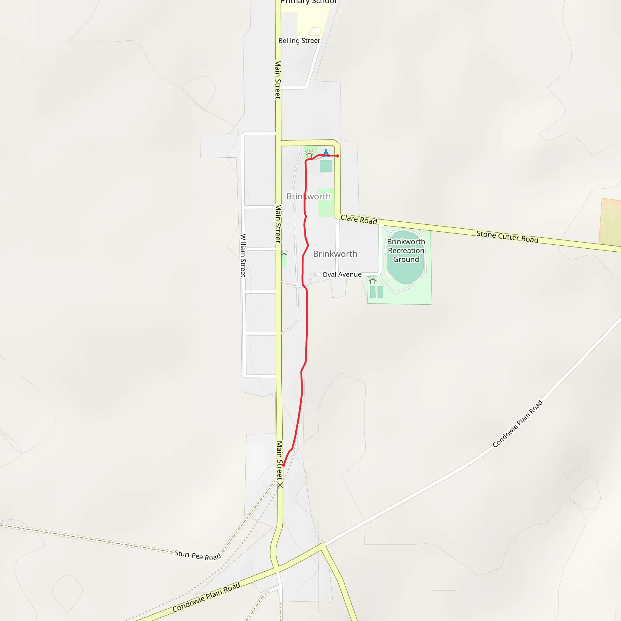 Pepper Tree Trail mobile static map