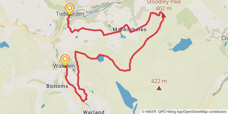 Fielden Trail stage 2 Map