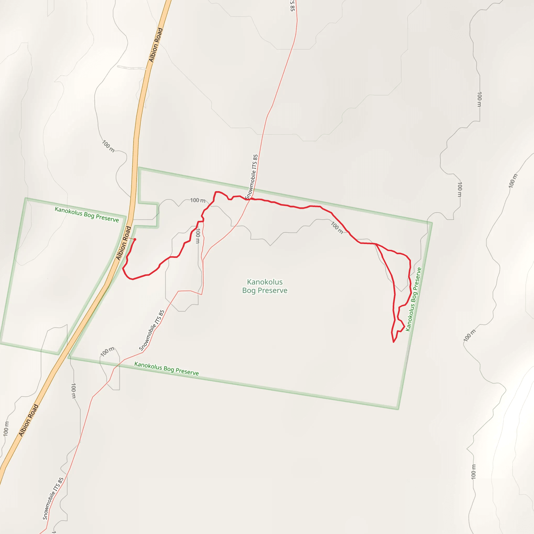 Albion Road - East mobile static map