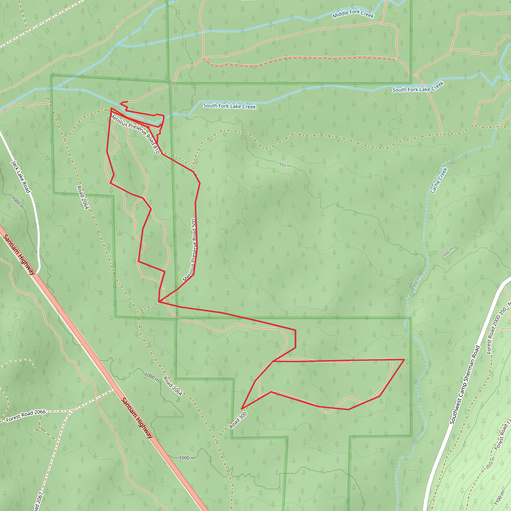 Becky Johnson Nature Loop Trail mobile static map