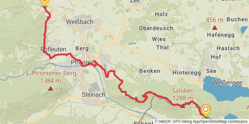 Himmelsstürmer-Route stage 4 Map
