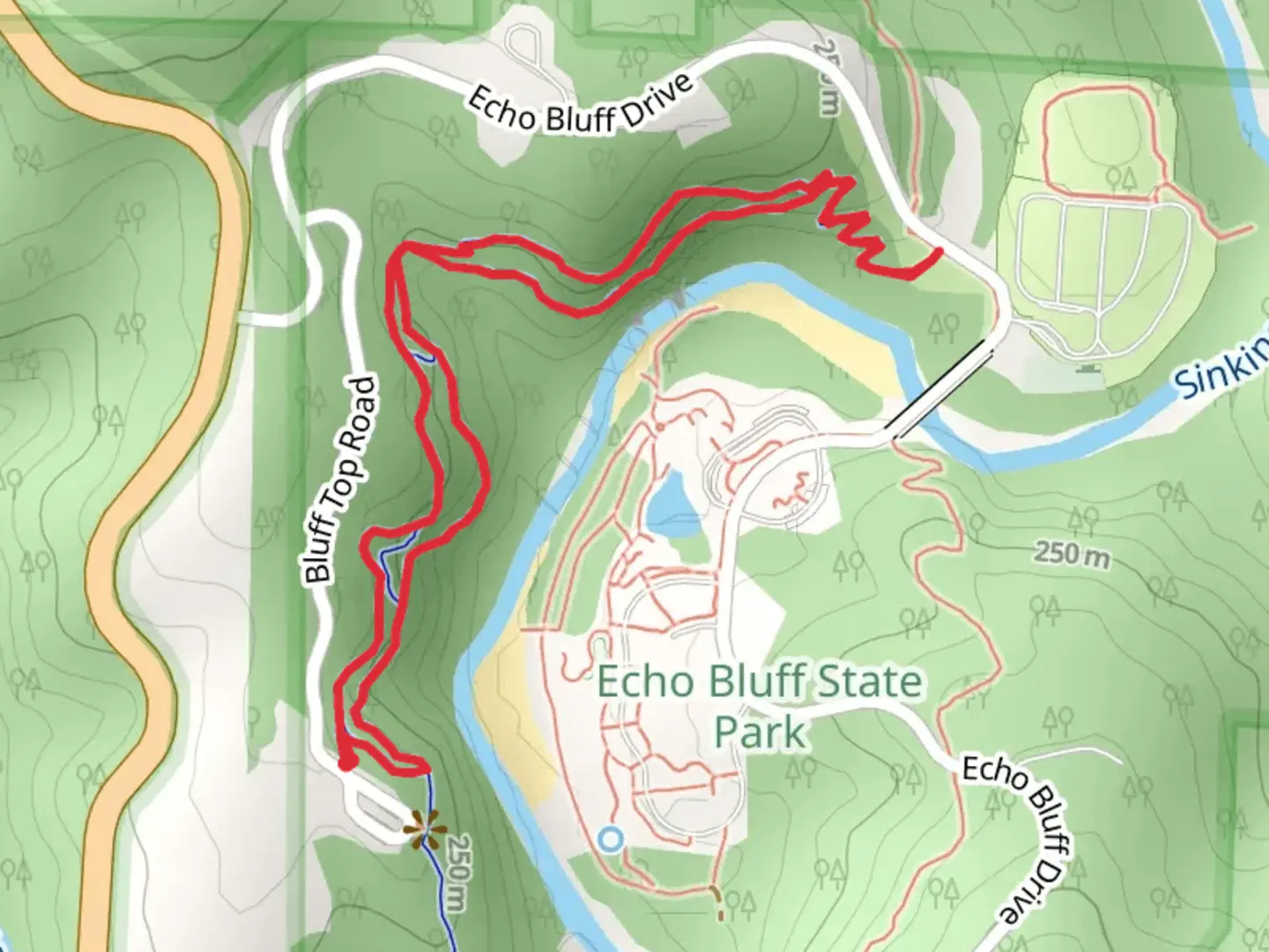 An image depicting the trail Painter Ridge Trail - South Loop and its surrounding area.
