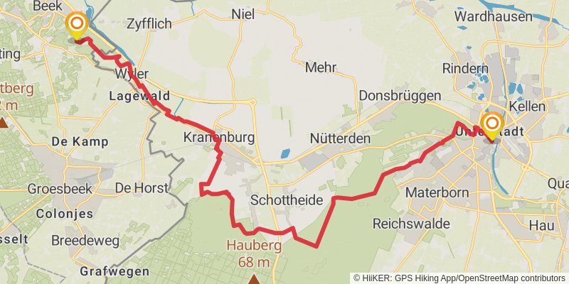 Oeverloperpad stage 13 Map