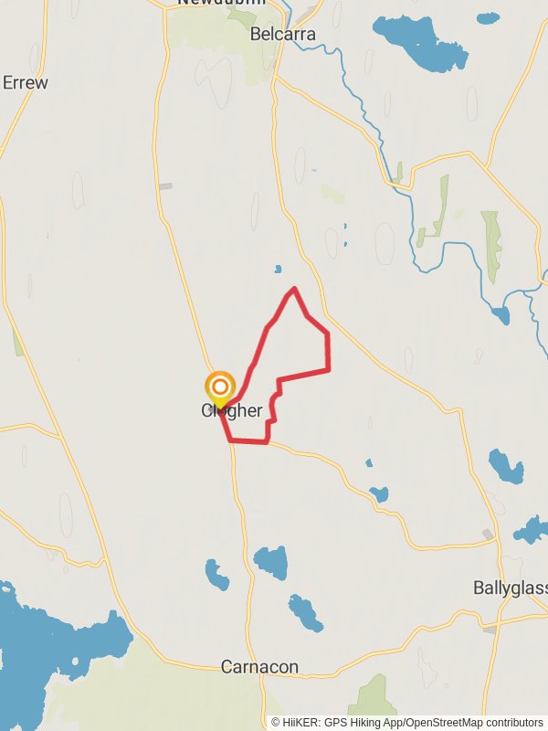 Clogher Holy Well Loop mobile static map
