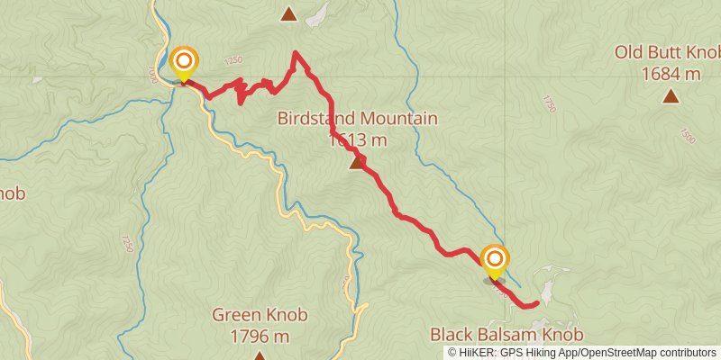 Fork Mountain Trail stage 2 Map