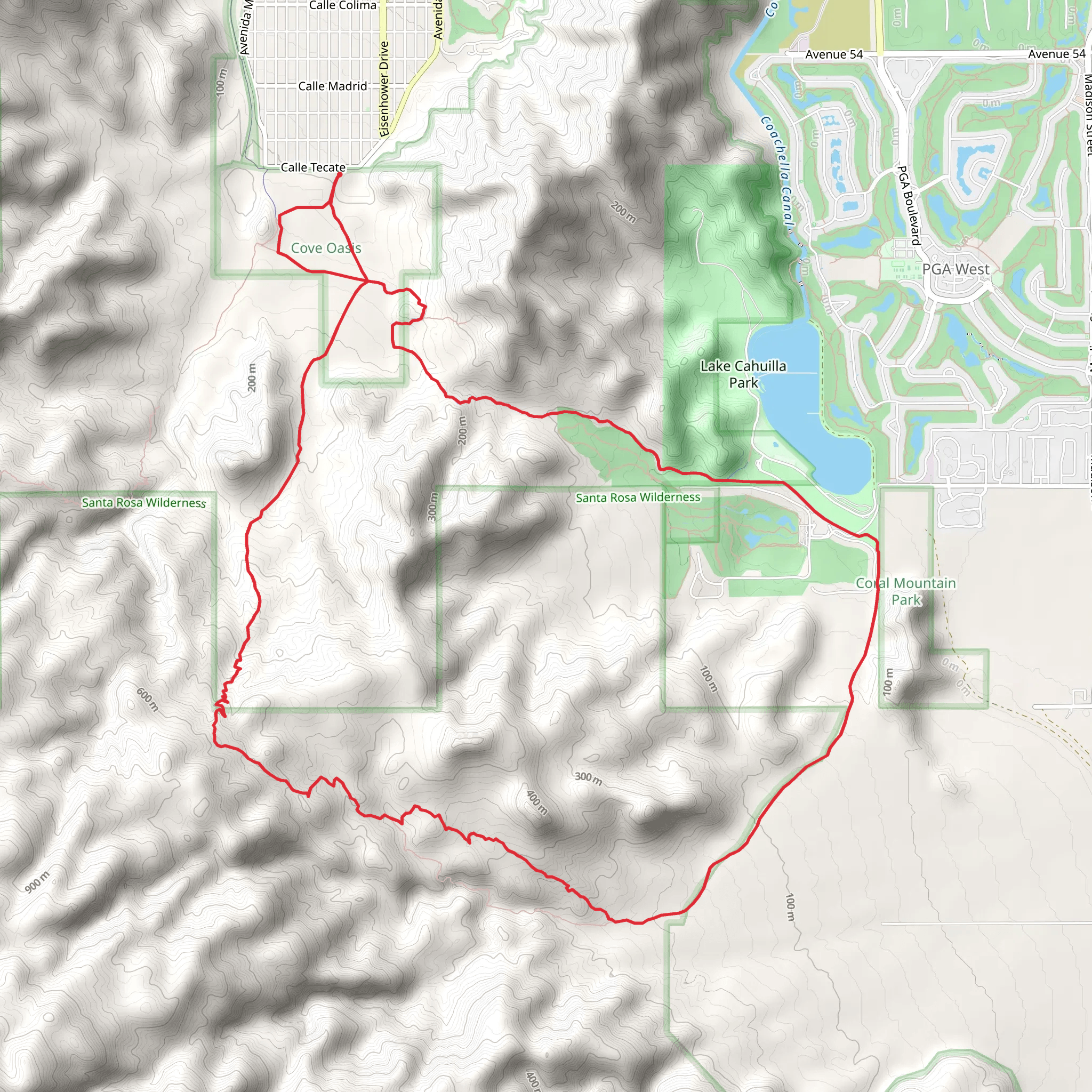 Boo Hoff Loop Trail mobile static map