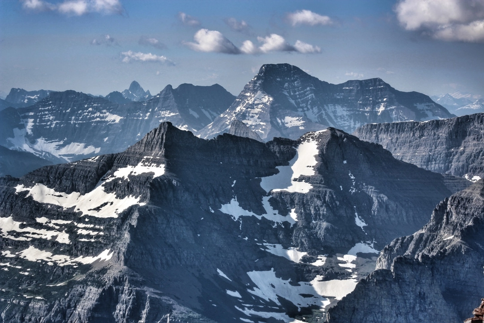 An image depicting the trail Ousel Peak - West Trail and its surrounding area.