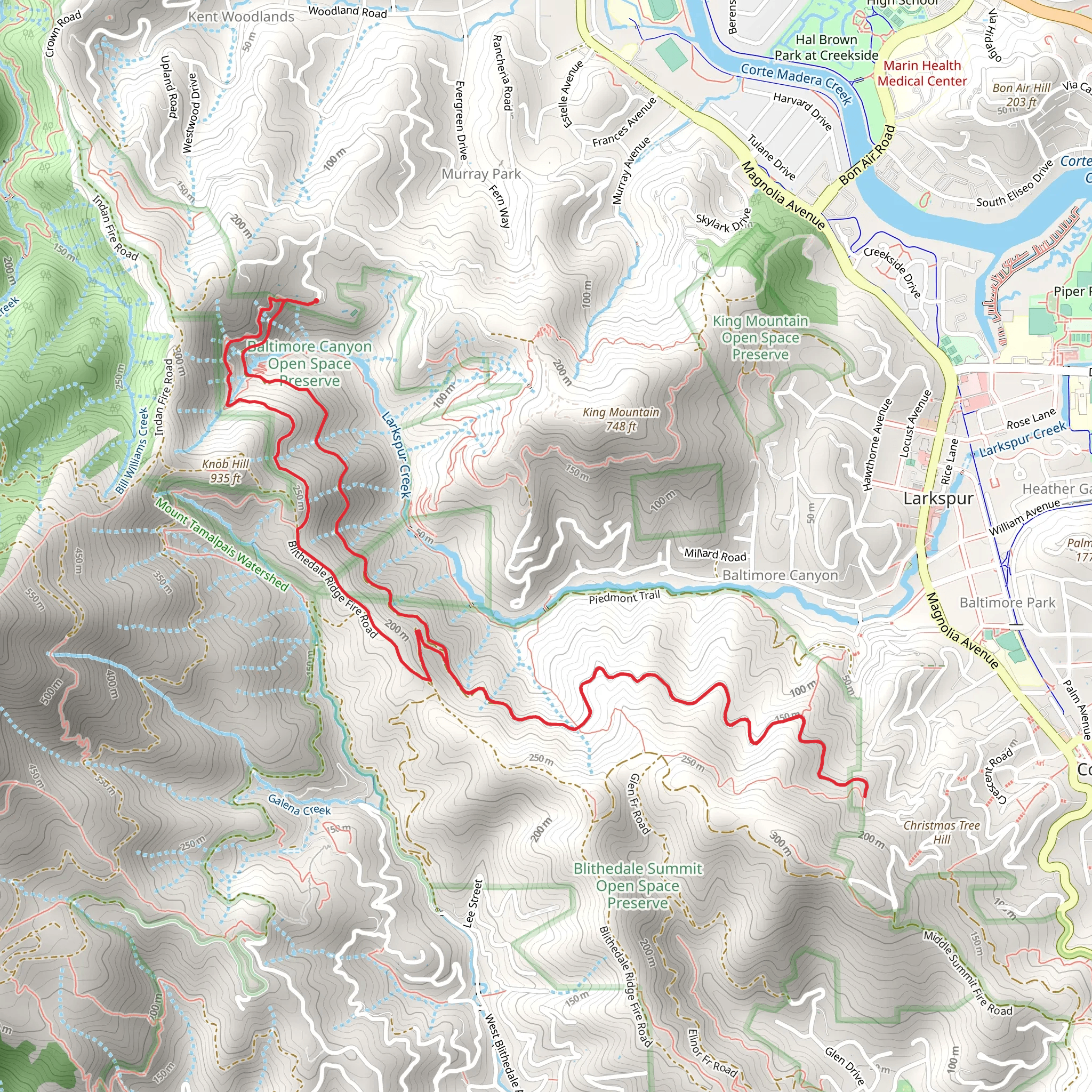 Hoo-Koo-E-Koo Loop Trail mobile static map