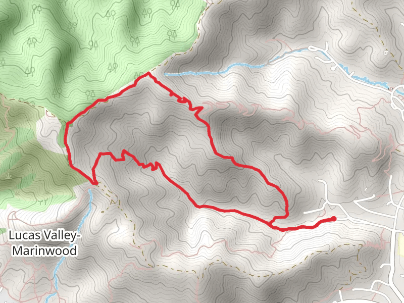 Horne Trail and Big Rock Ridge Road Loop