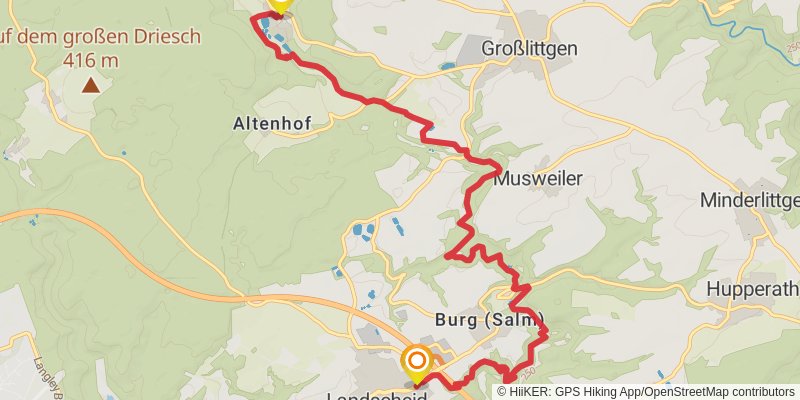 Eifelsteig stage 15 Map