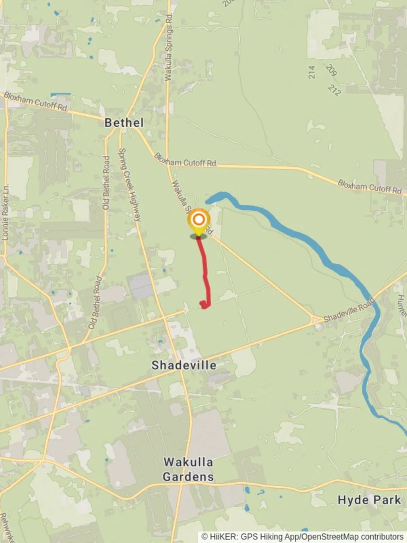 An image depicting the trail Cherokee Sink Trail and its surrounding area.