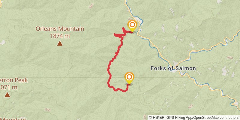Nordheimer Trail stage 2 Map
