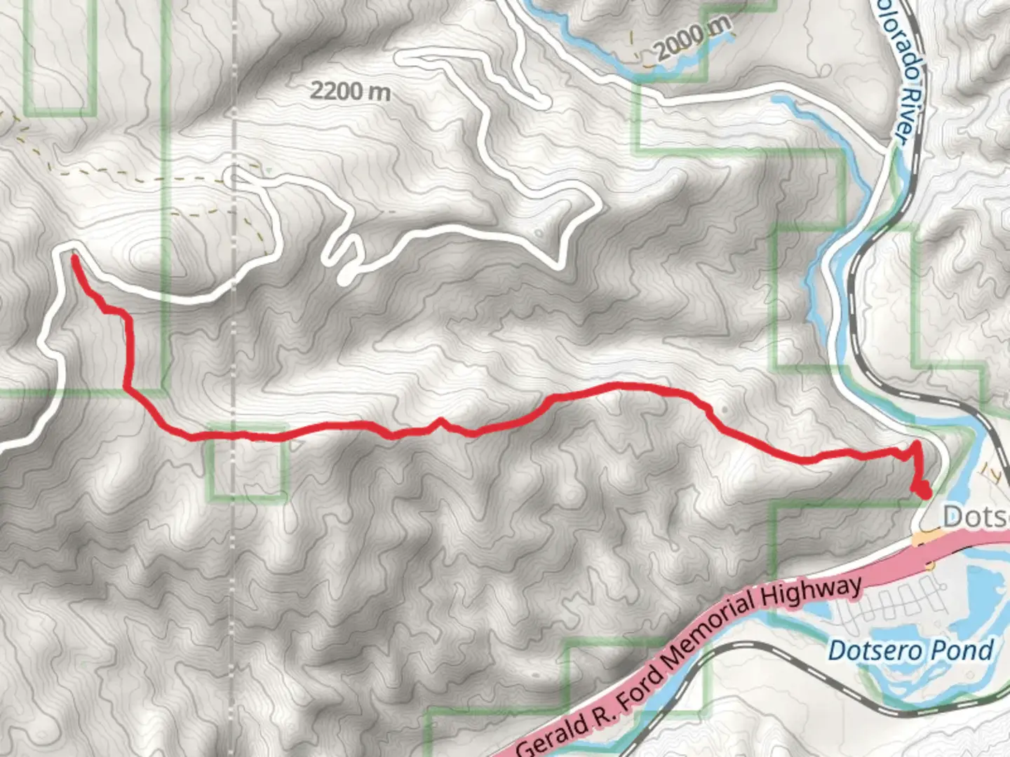 An image depicting the trail Hooper Lake and its surrounding area.