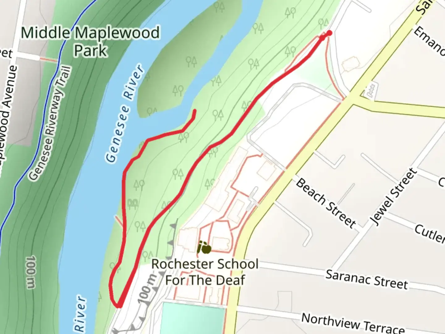 An image depicting the trail Seth Green Island Trail and its surrounding area.
