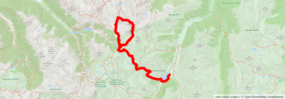 The Hochwildstelle via Schwarzensee stage 3 Map