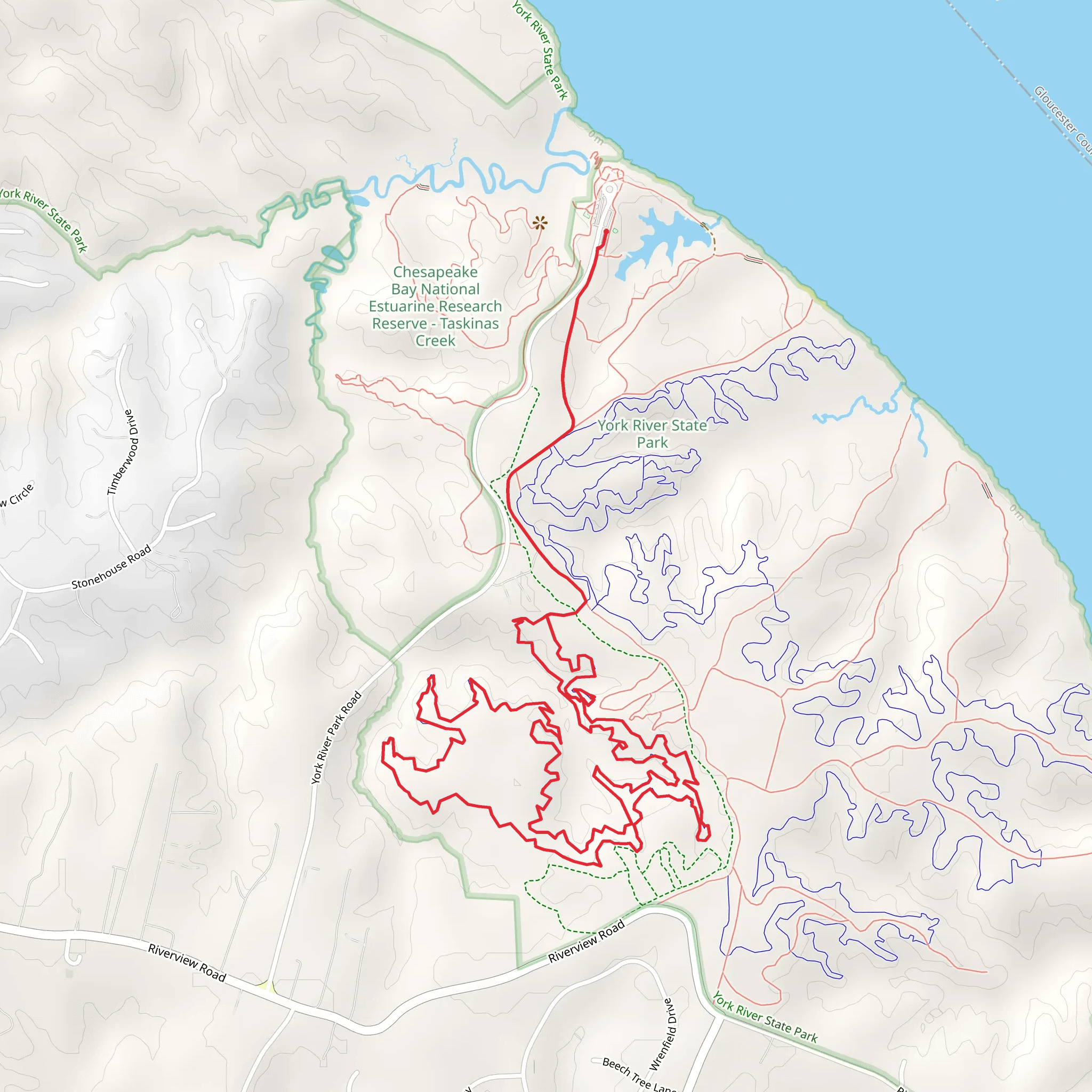 Backbone Trail Loop mobile static map