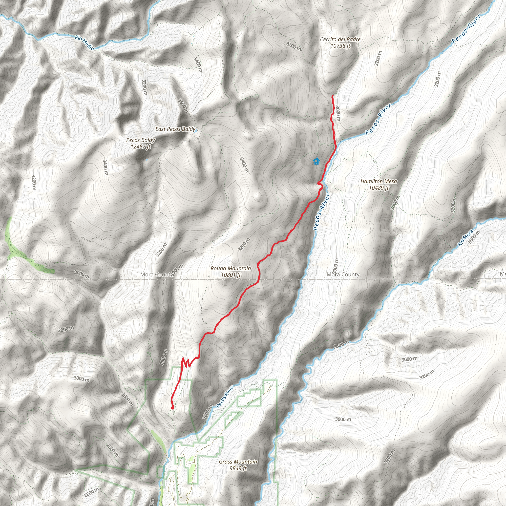 Beatty's Trail mobile static map