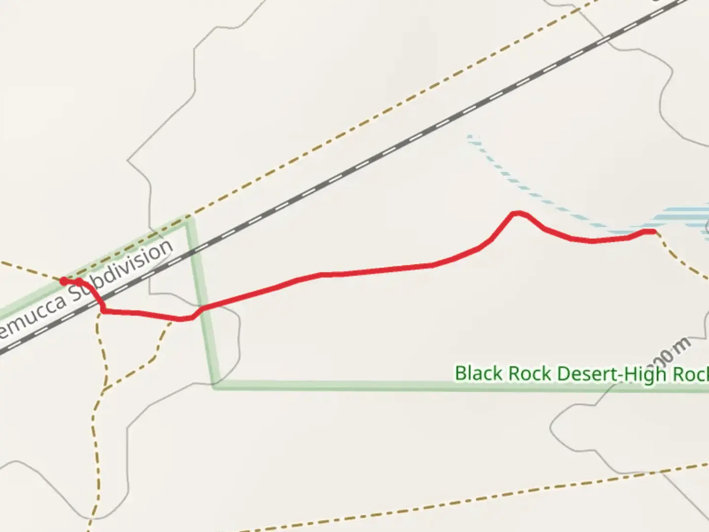 An image depicting the trail Jungo Road and its surrounding area.