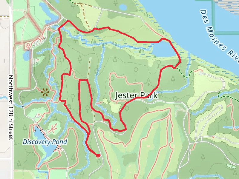 Hickory ridge Trail, Lakeshore Trail and Stagecoach Trail