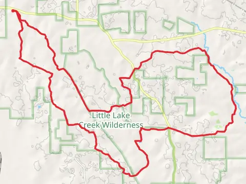 Little Lake Creek and Lone Star Hiking Loop Trail - Long