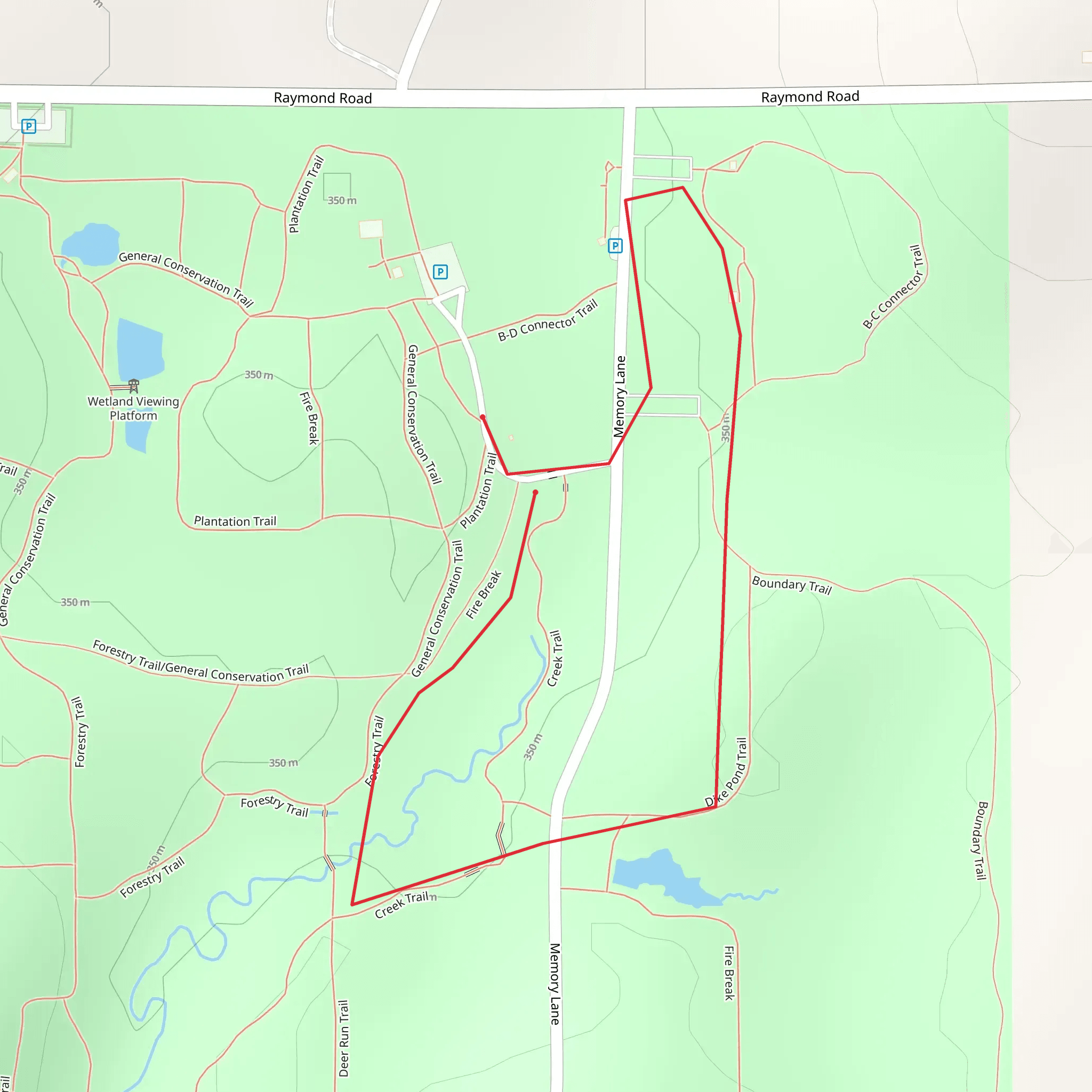 Genesee County Park and Forest - North Loop mobile static map