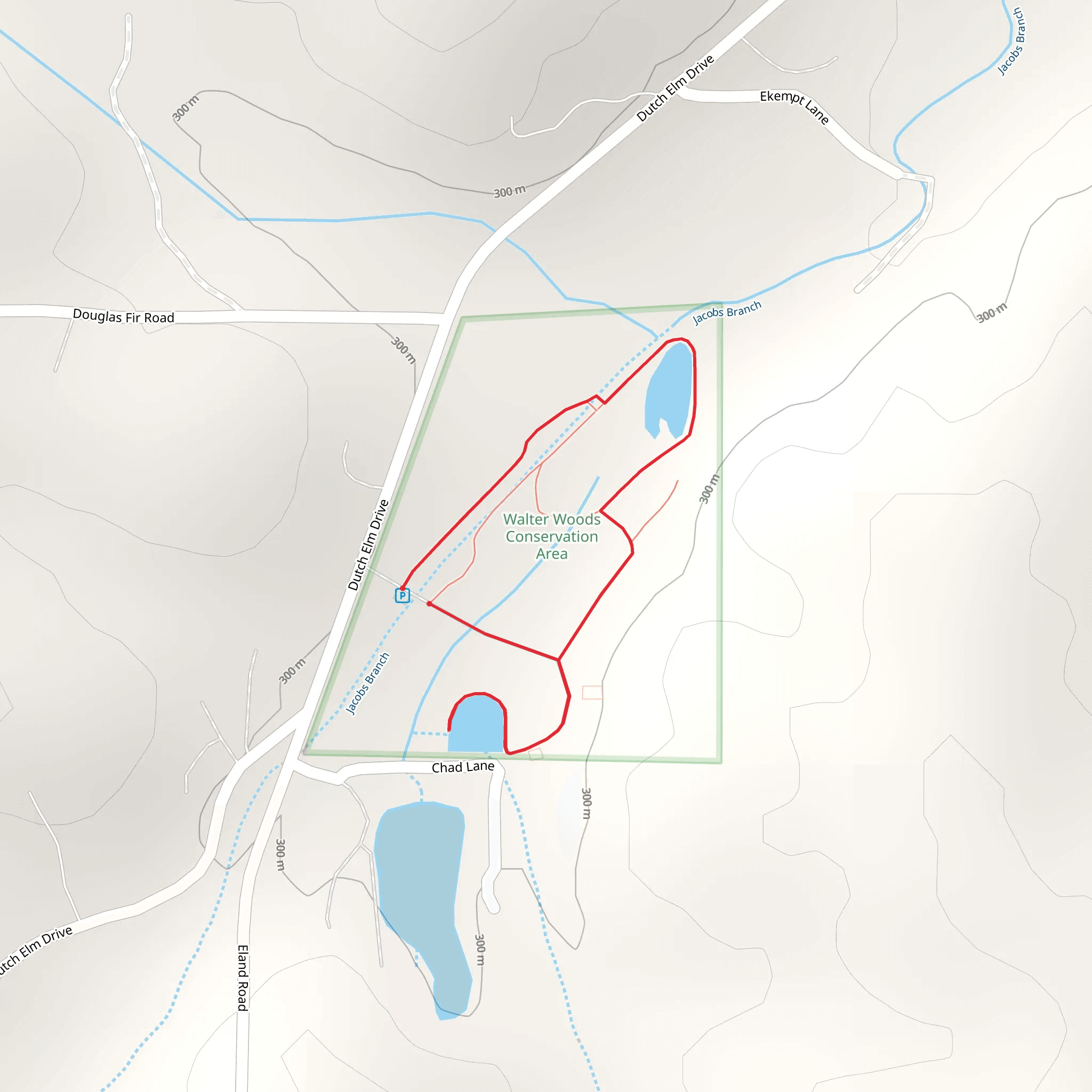 Dutch Elm Drive Loop mobile static map