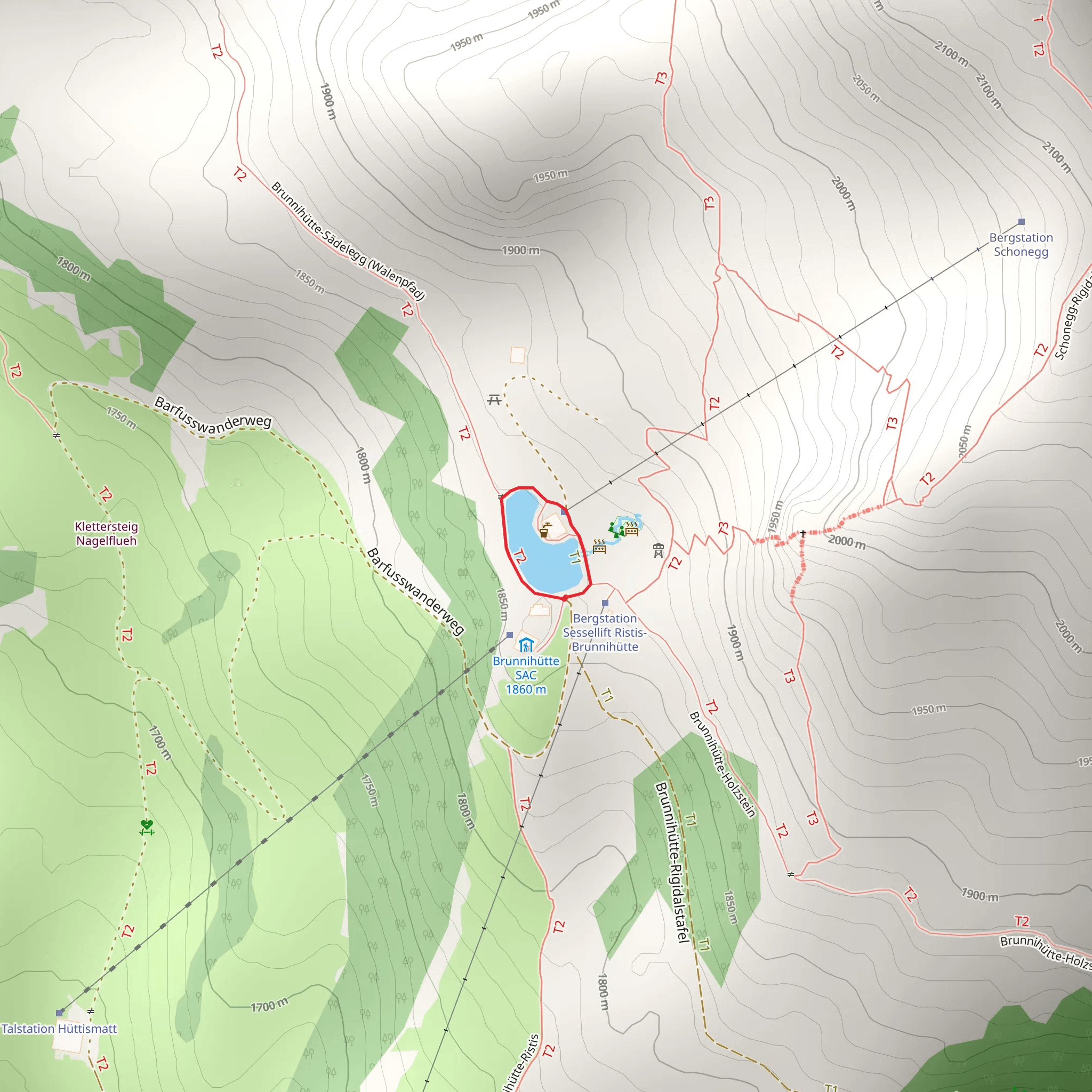 Tickle Path mobile static map