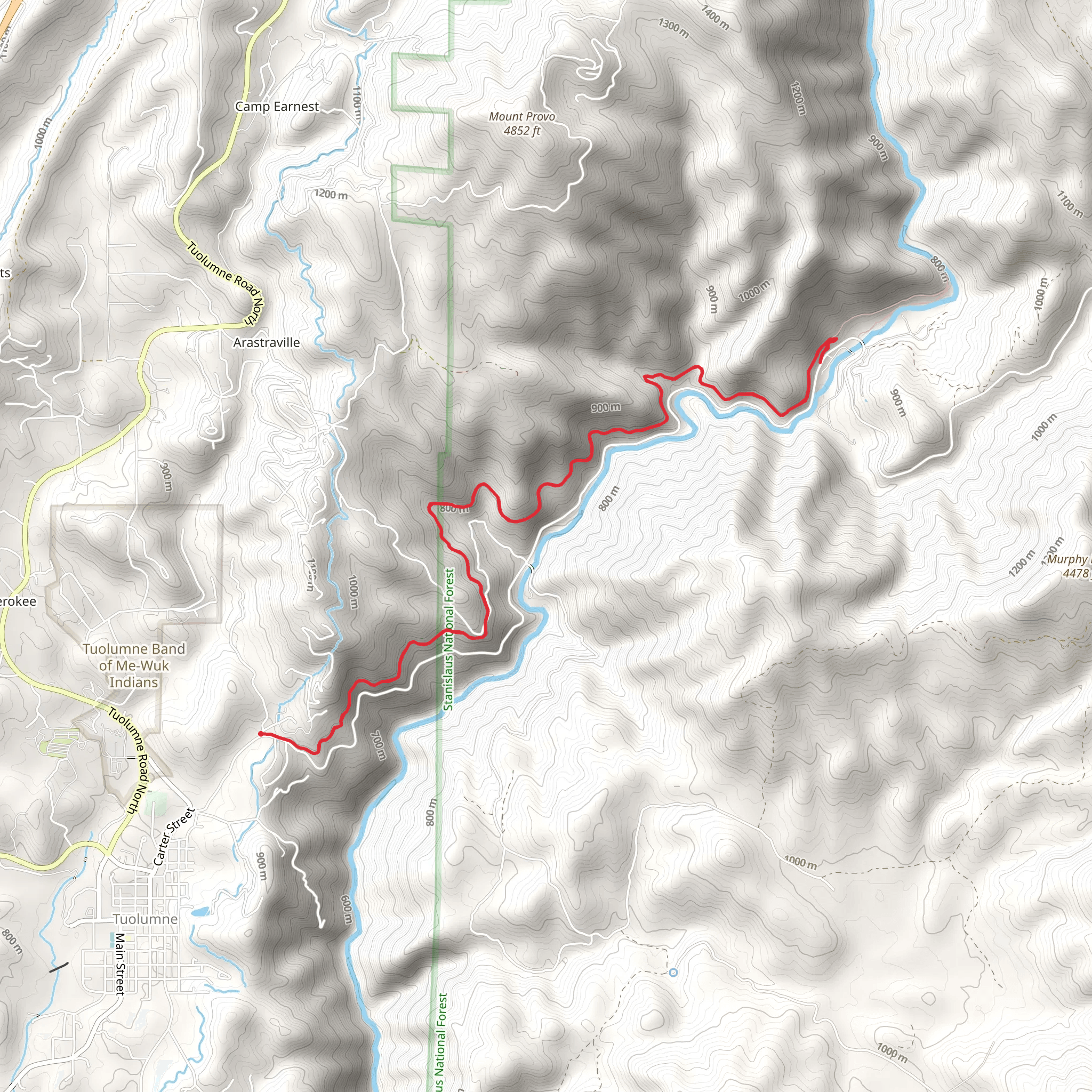 West Side Rails Trail mobile static map