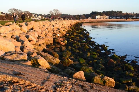 An image depicting the trail Baiter Park, Whitecliff Park and Parkstone Bay Walk and its surrounding area.