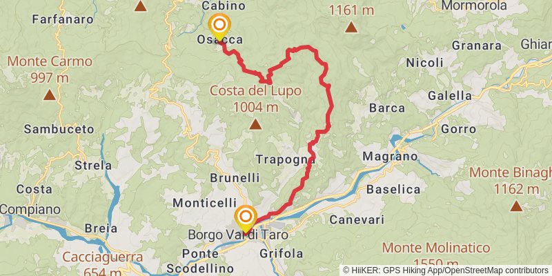 Via degli Abati stage 5 Map