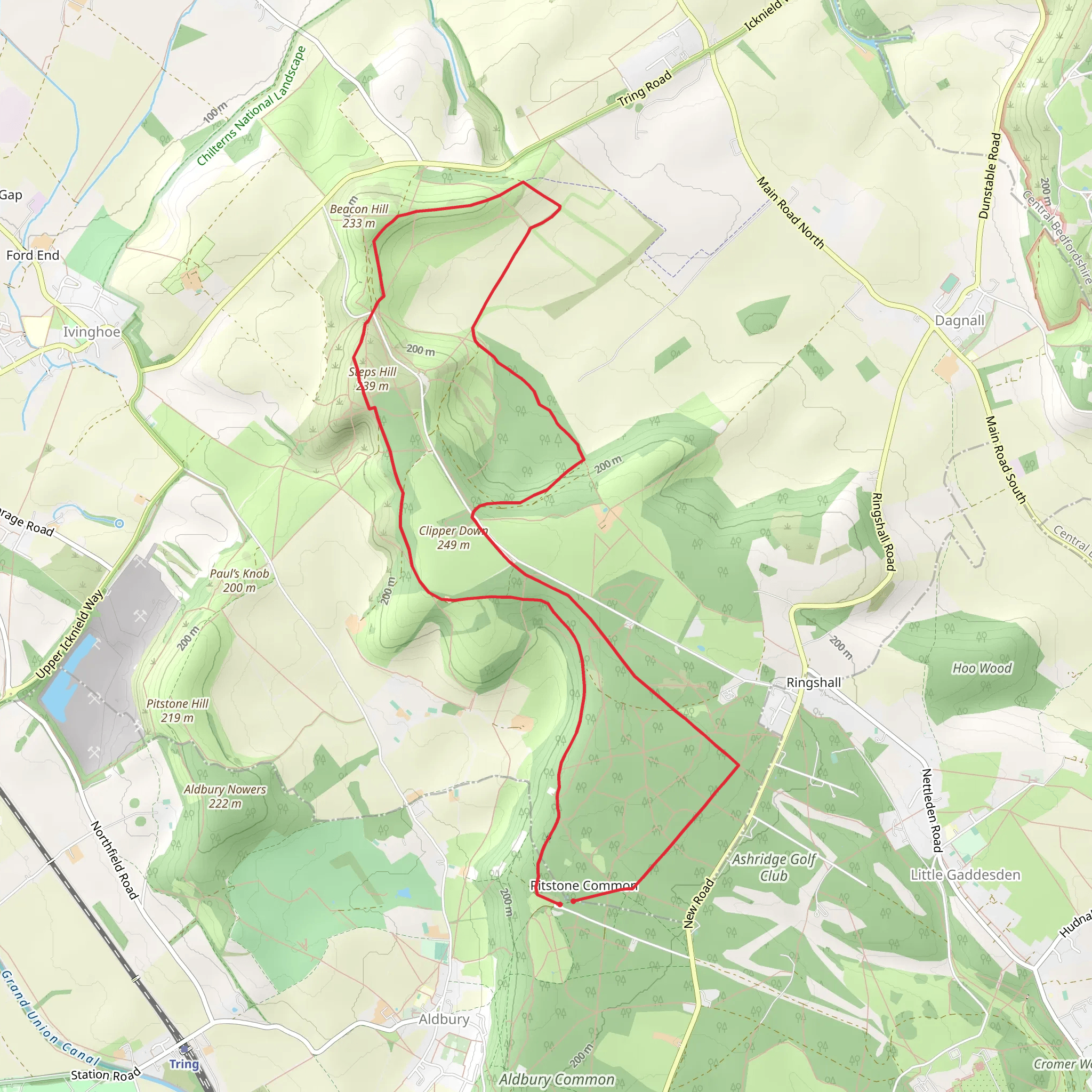 Ashridge - Wildlife Walk mobile static map