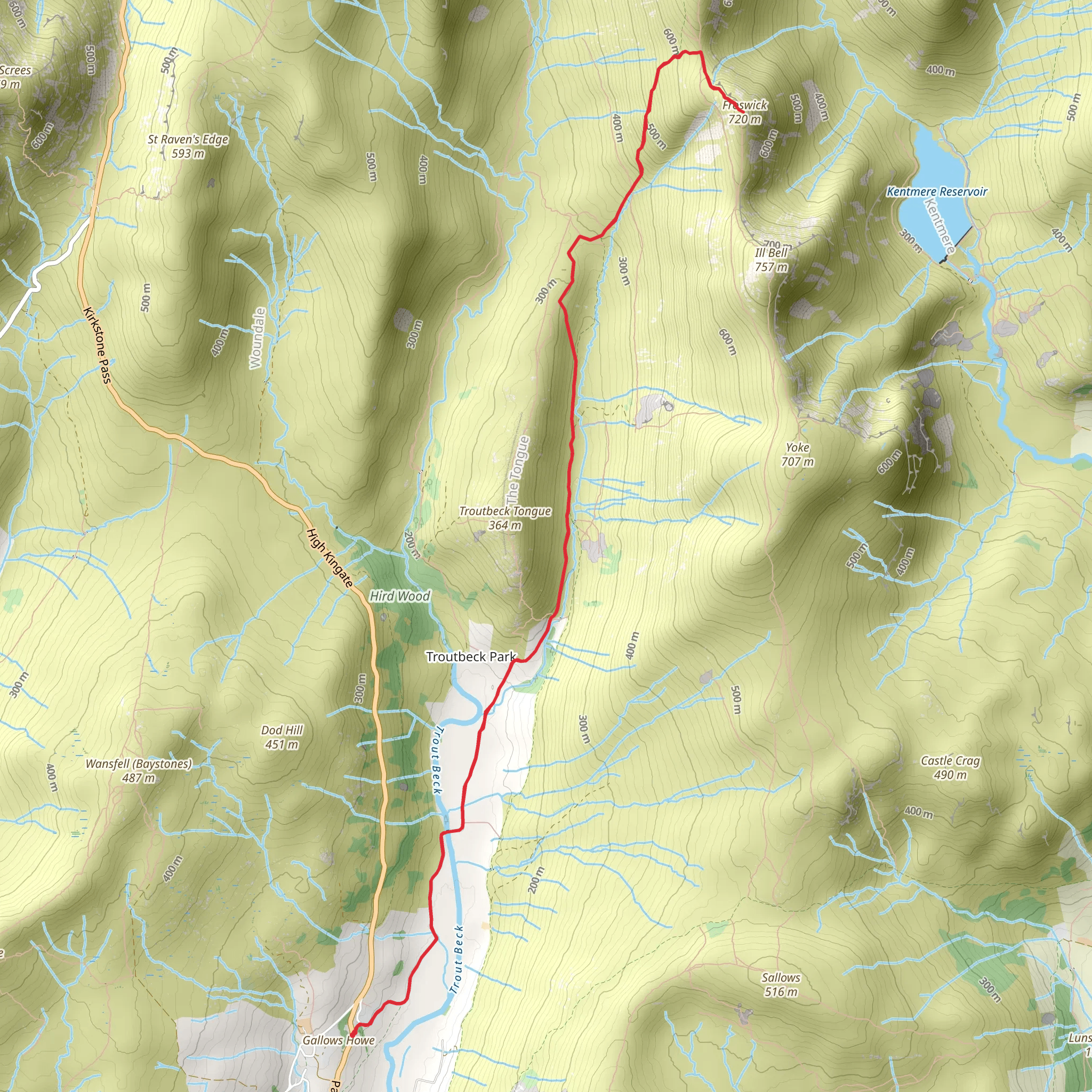 Froswick mobile static map